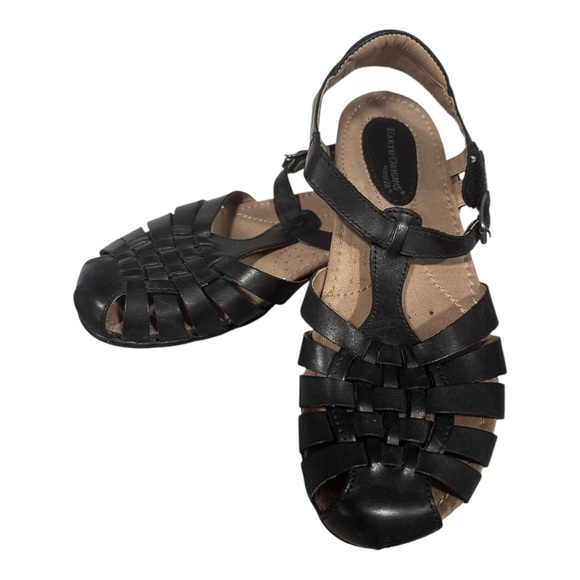 Earth Origins Black Comfort Sandals Size 8 - Picture 1 of 5
